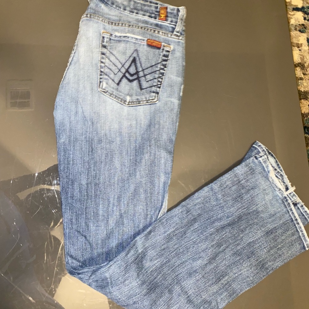 7 For All Mankind A Pocket Bootcut Jeans Size 30